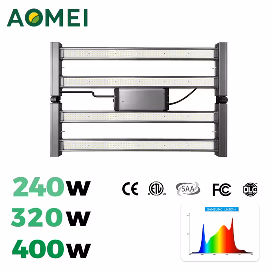 Estufa IP65 à prova d'água Samsung Lm301b Lm301h Full Spectrum Plantas de interior LED Top Grow Lighting 680W com escurecimento em cadeia de margaridas
