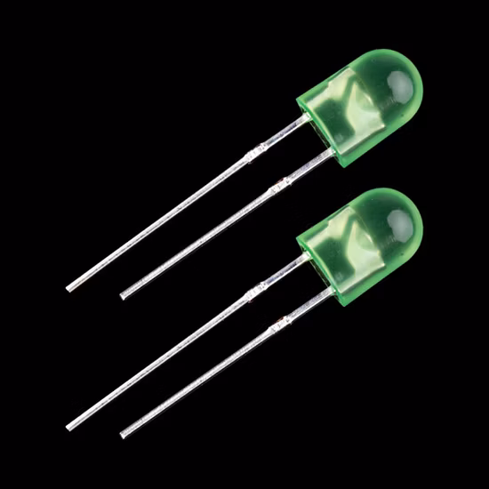 Cor difusa 0,06 W Vermelho Amarelo Verde Azul Âmbar Branco 3mm 5mm 8mm 10mm Diodo de chip LED DIP redondo